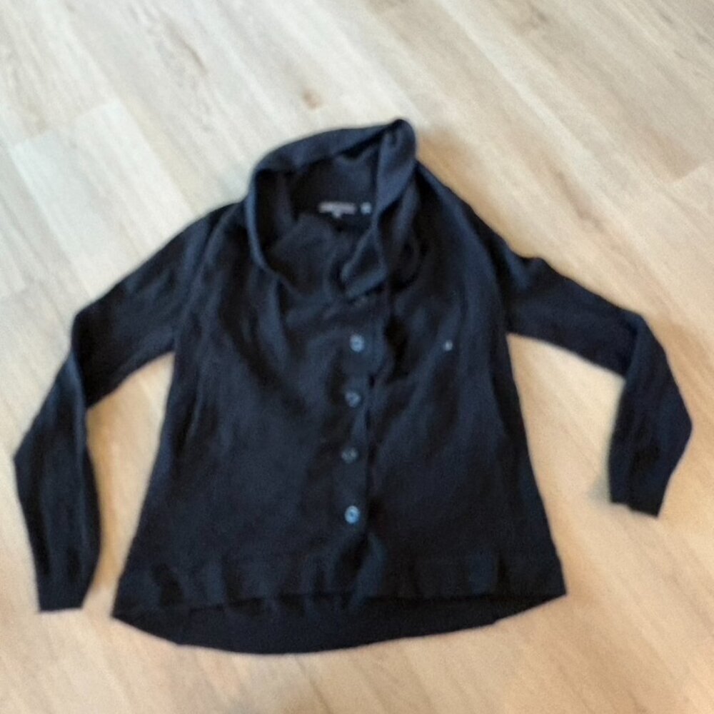 ** Vince cashmere cardigan Black oversized XS - Picture 2 of 9